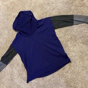Cowl neck lightweight sweater